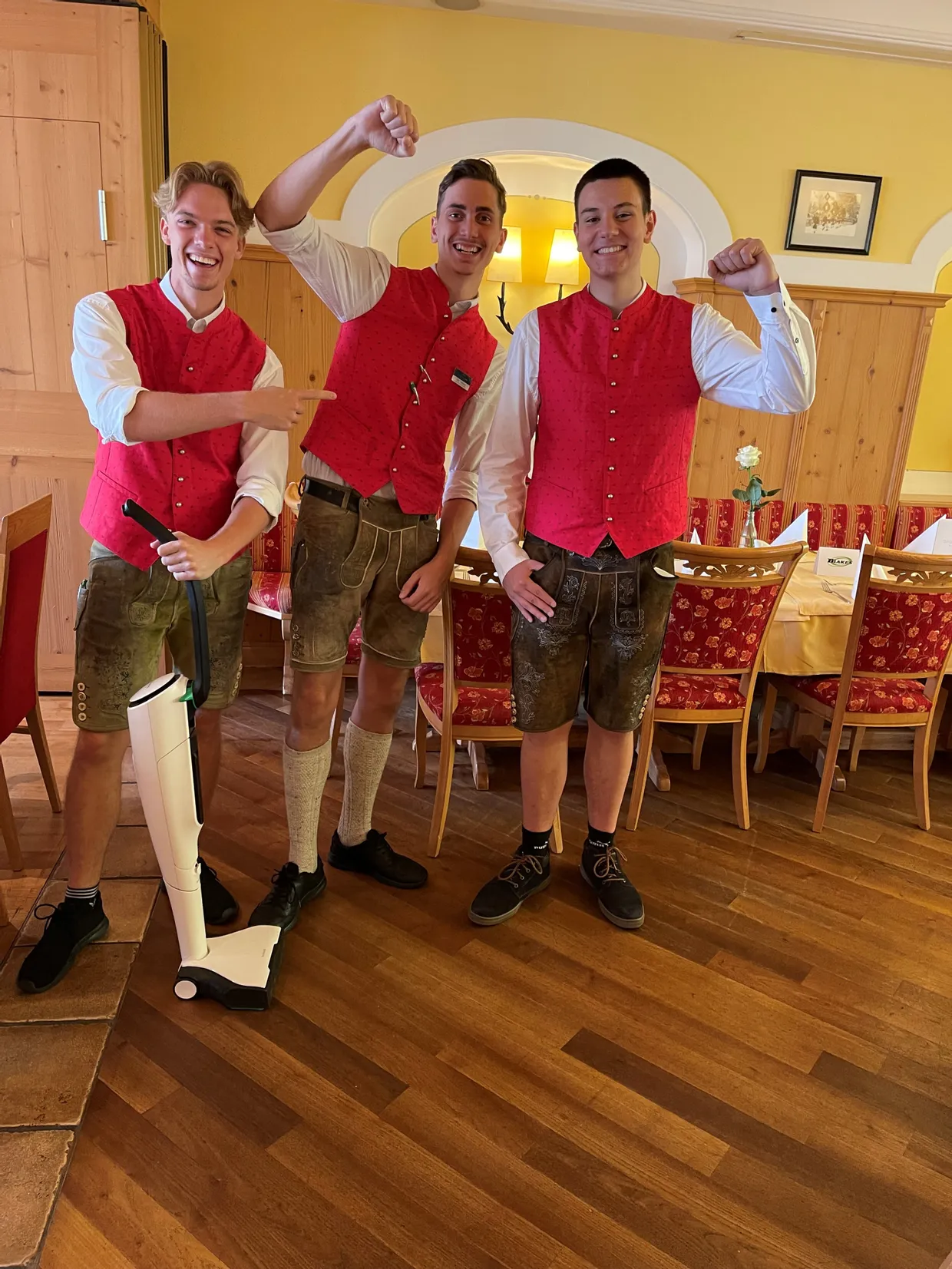 Lehrlinge im brückenWIRT